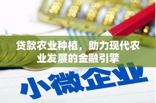 许昌贷款农业种植，助力现代农业发展的金融引擎