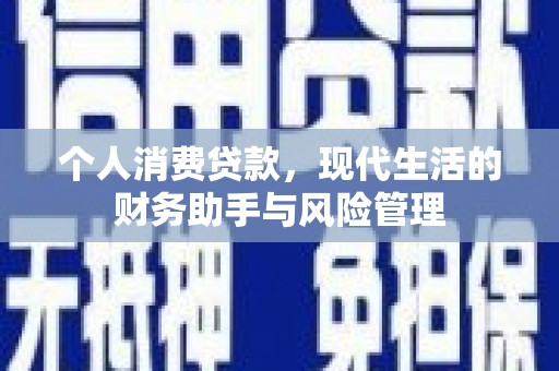许昌个人消费贷款，现代生活的财务助手与风险管理